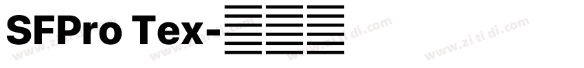SFPro Tex字体转换